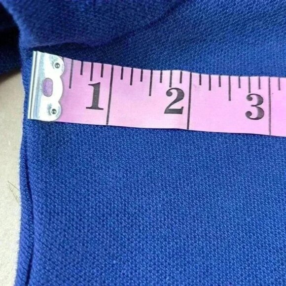 Men's Chaps 3 Button Shirt Royal Blue Size Large - Picture 5 of 8